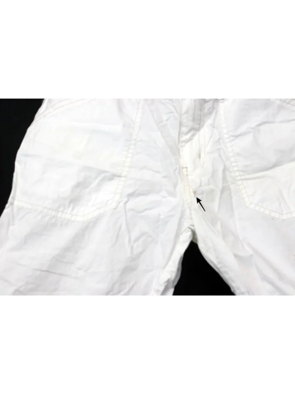 Limited Too White Pants sz 16R Lightweight cotton Summer Cargo Capri Pockets NEW